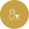 full service accounting | Virtual support icon