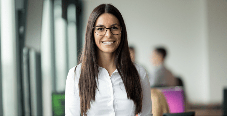 business quarterly taxes | Picture of a women smiling